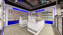 ออกแบบ ผลิต และติดตั้งร้าน : ร้าน Blank GameStore Shop เอกมัย กทม.